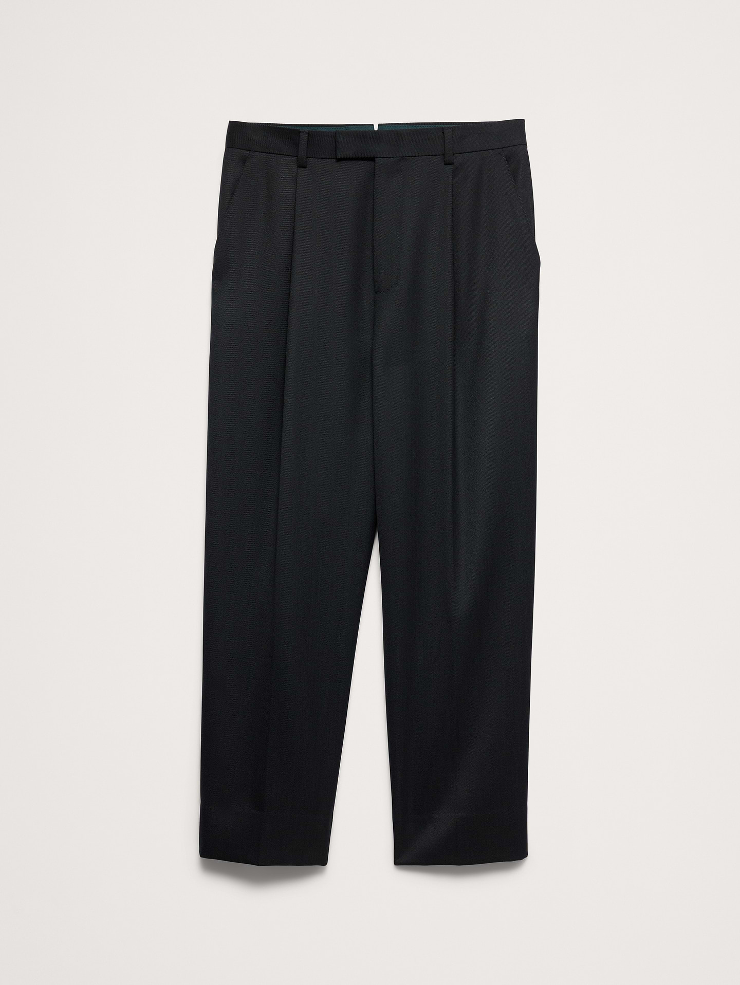 Image number 6 showing, Loose Pleated Twill Suit Pant