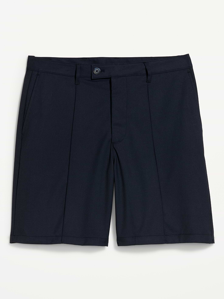 Image 5 of 5, Baggy Creased Twill Dress Shorts -- 8-inch inseam