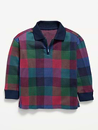 Image 2 of 3, Oversized Collared Quarter-Zip for Toddler Boys