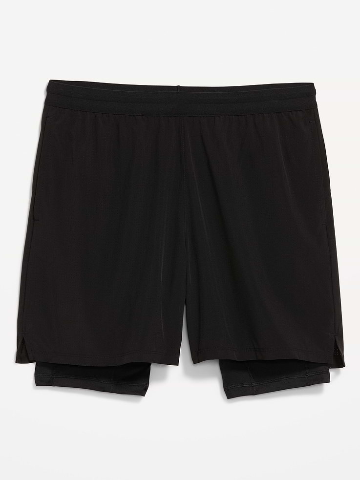 Image number 4 showing, 2-In-1 Performance Run Shorts -- 5-inch inseam