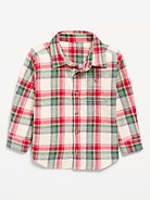 Image 2 de 3, Chemise en flanelle à manches longues à imprimé à carreaux pour tout-petit