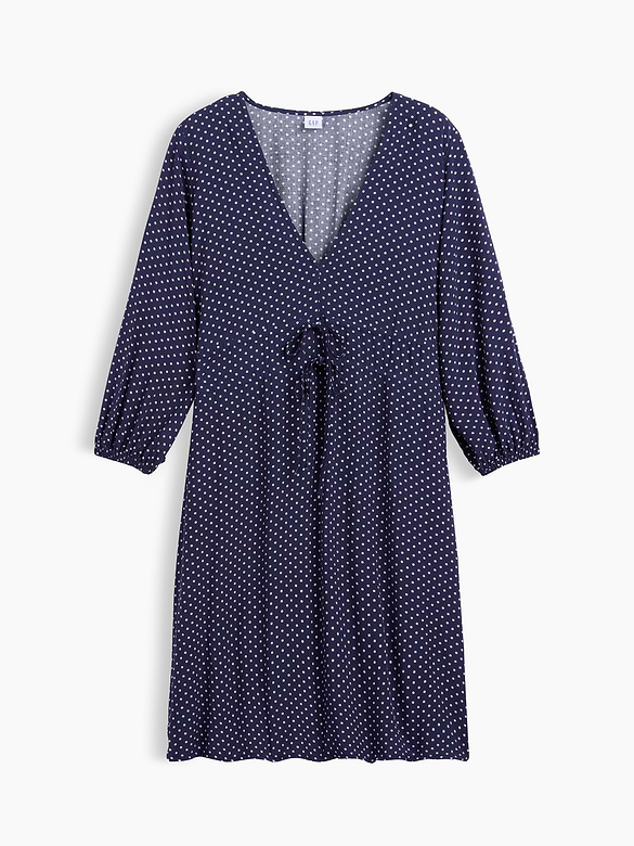 Tie-Front Mini Dress