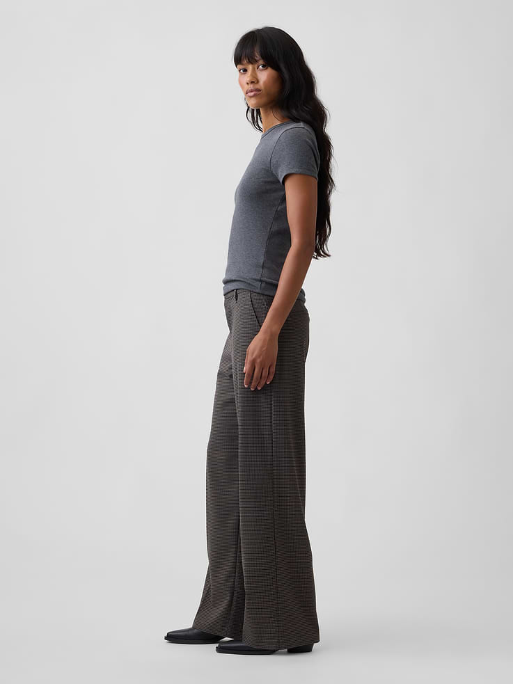 Image number 3 showing, Recycled Wide-Leg Trousers