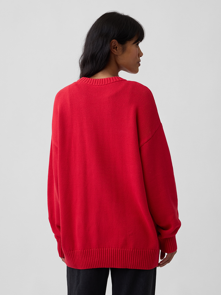 Image 2 of 5, Oversized Crewneck Sweater