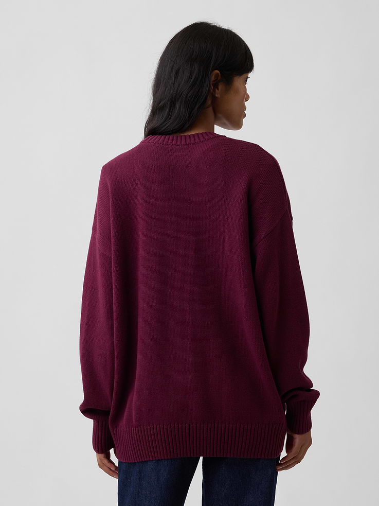 Image 2 of 5, Oversized Crewneck Sweater