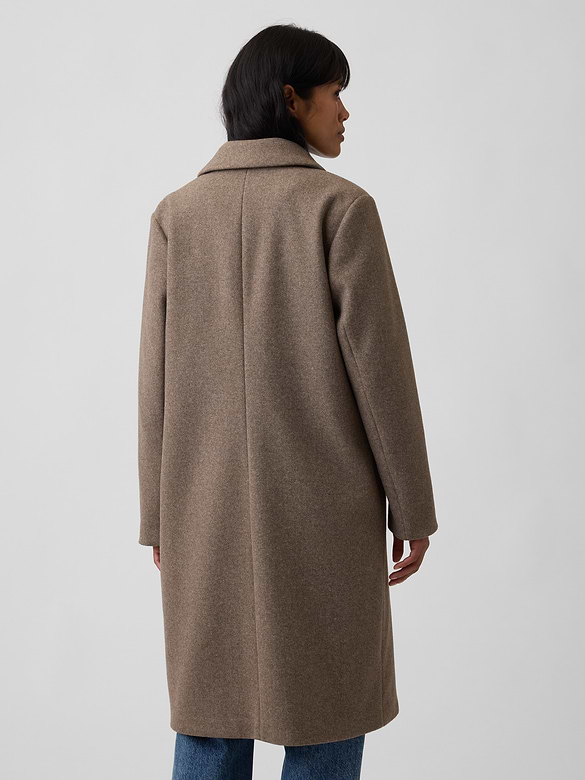 100% Recycled Relaxed Topcoat