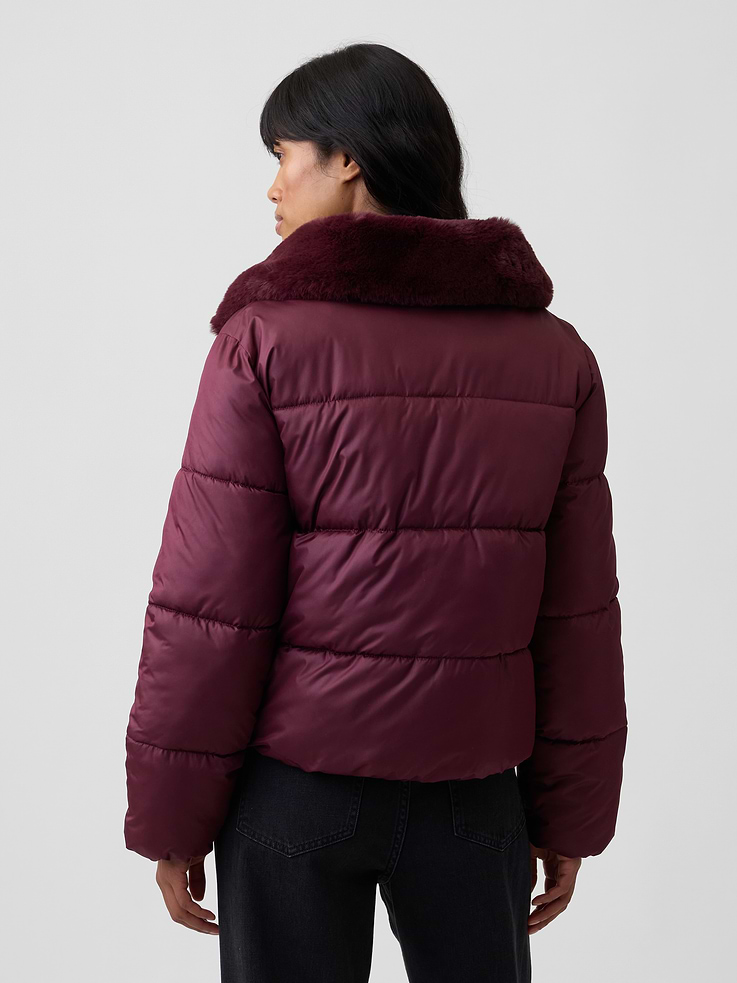 Image 2 of 5, Relaxed Quilted Puffer Jacket