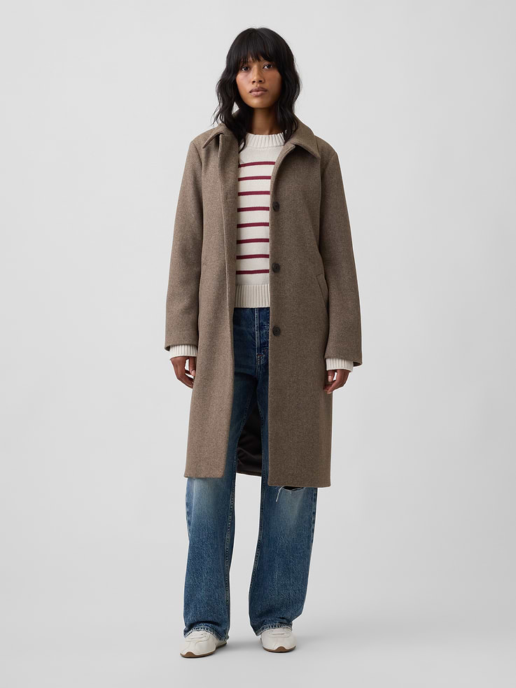 Image number 3 showing, 100% Recycled Relaxed Topcoat