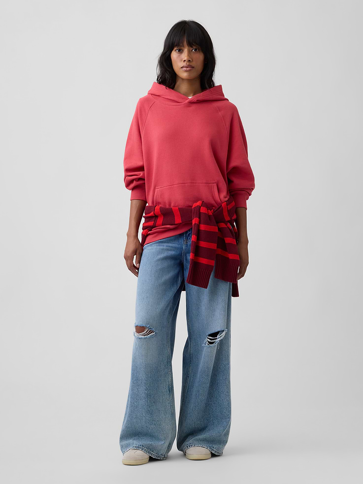 Image 3 of 5, Oversized Fleece Hoodie