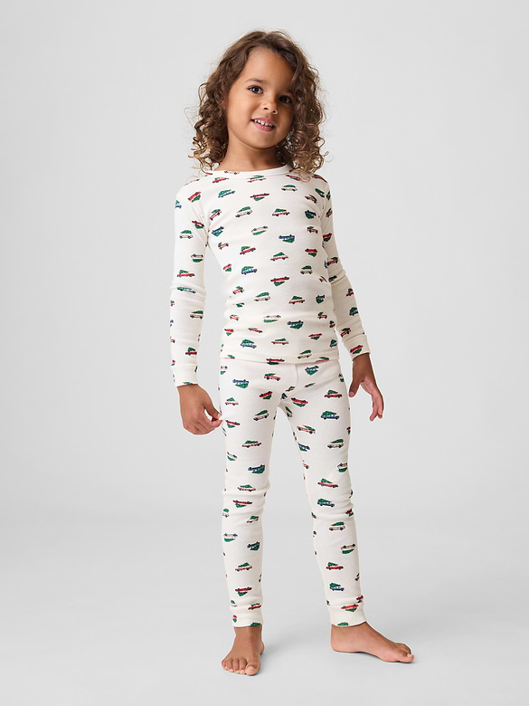 Kids & babyGap X-Mas Tree Print PJ Set