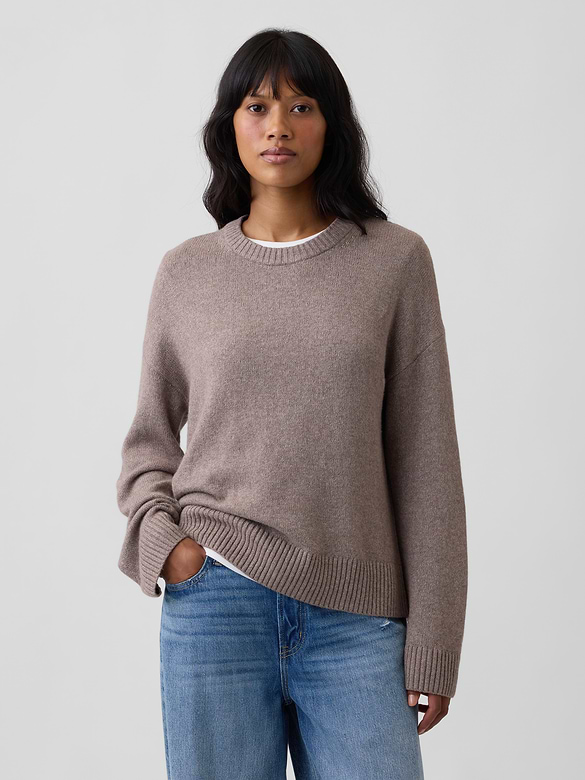 Cashsoft Relaxed Crewneck Sweater
