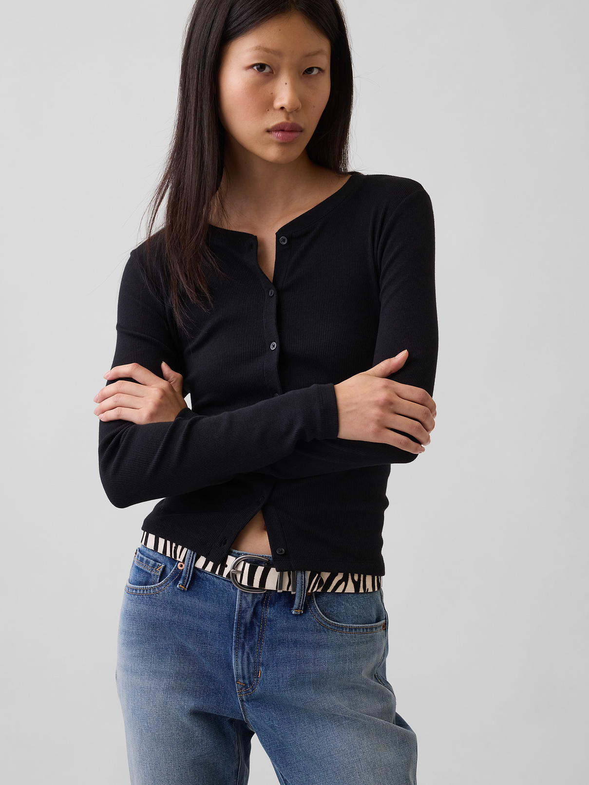 Image number 2 showing, Calf Hair Belt