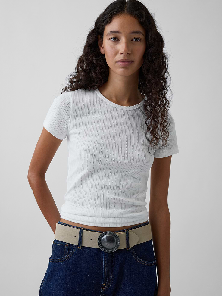 Image number 2 showing, Suede Western Belt