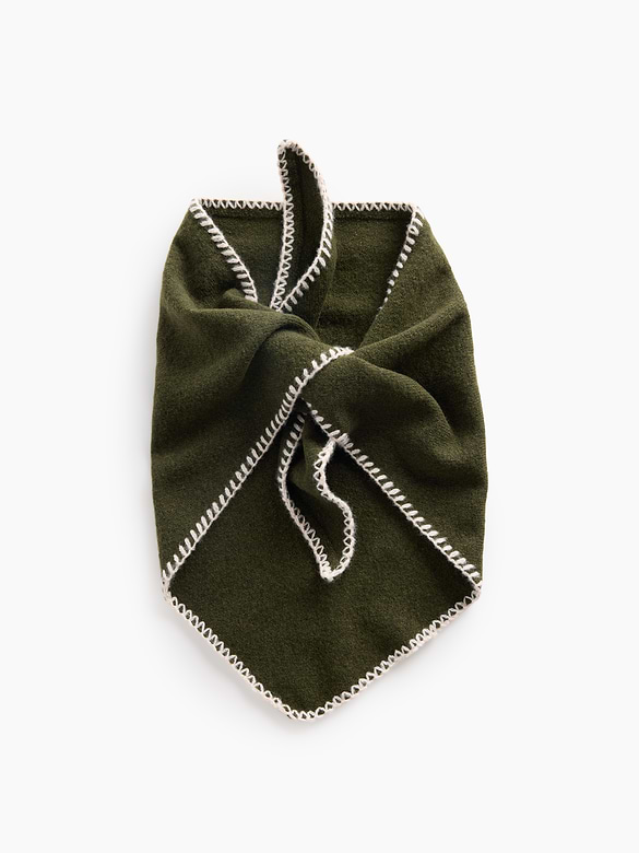 CashSoft Whipstitch Bandana Scarf