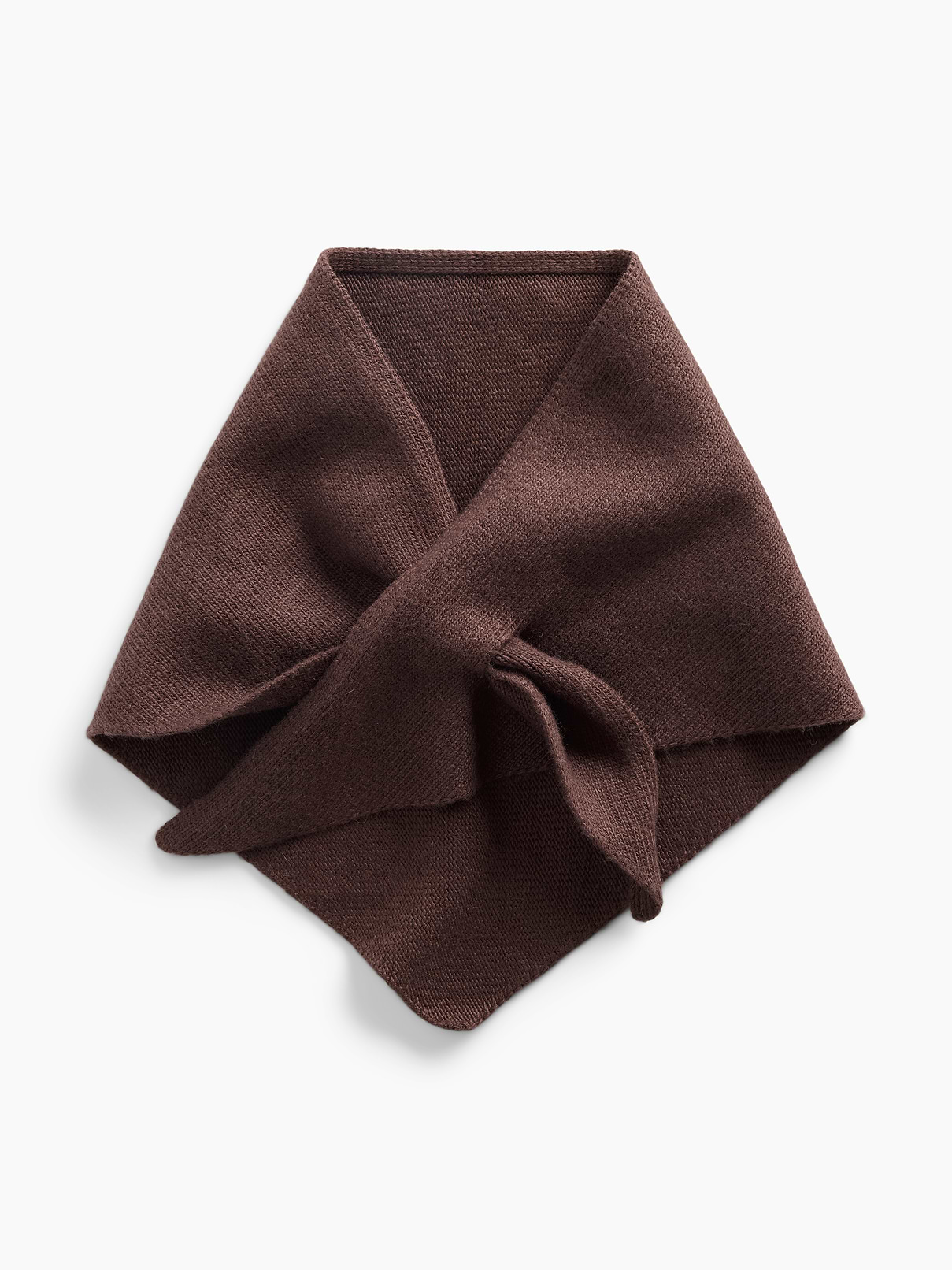 L'image numéro 1 présente Écharpe triangulaire en tricot