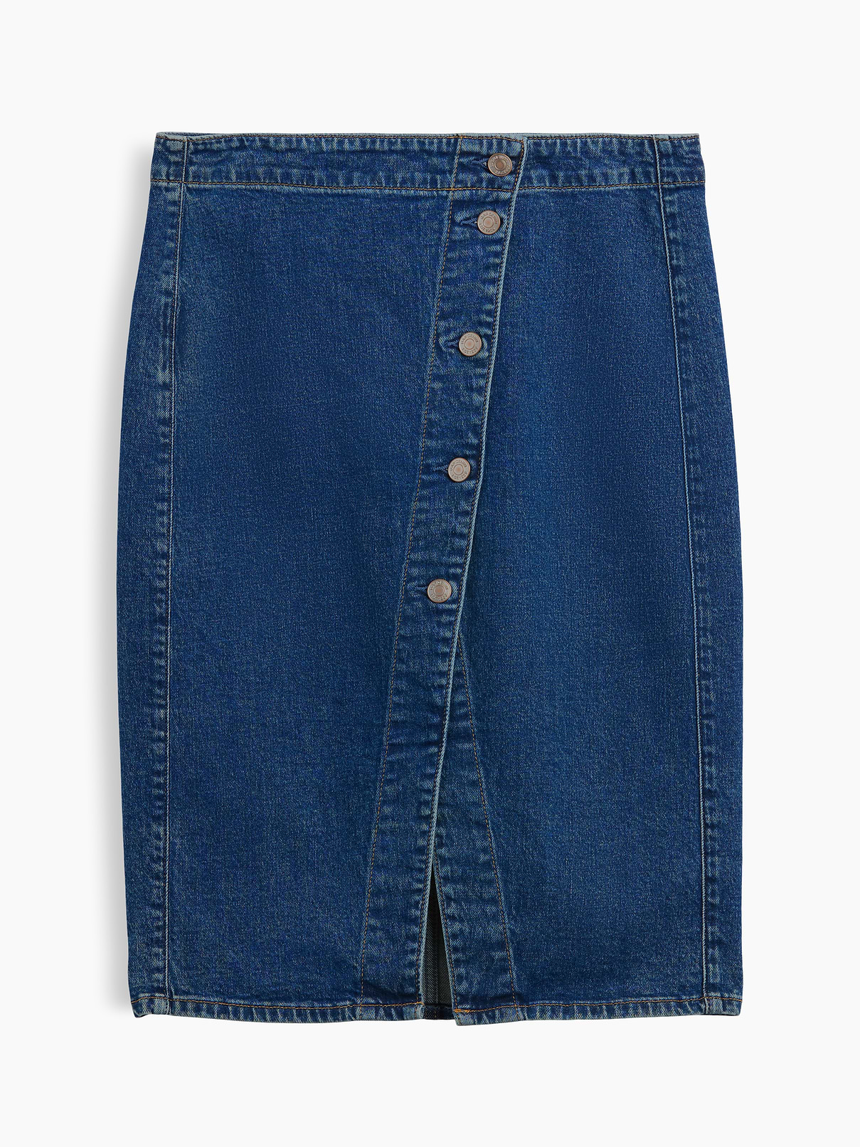 Denim Wrap Skirt