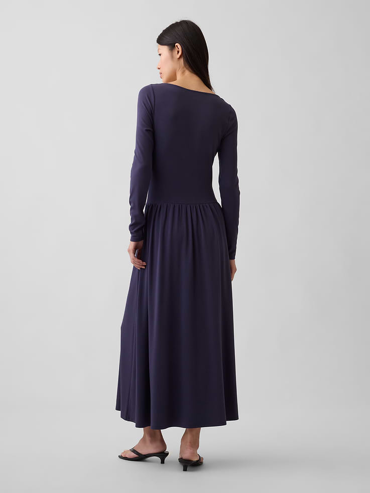 Image number 2 showing, Drop-Waist Maxi Dress
