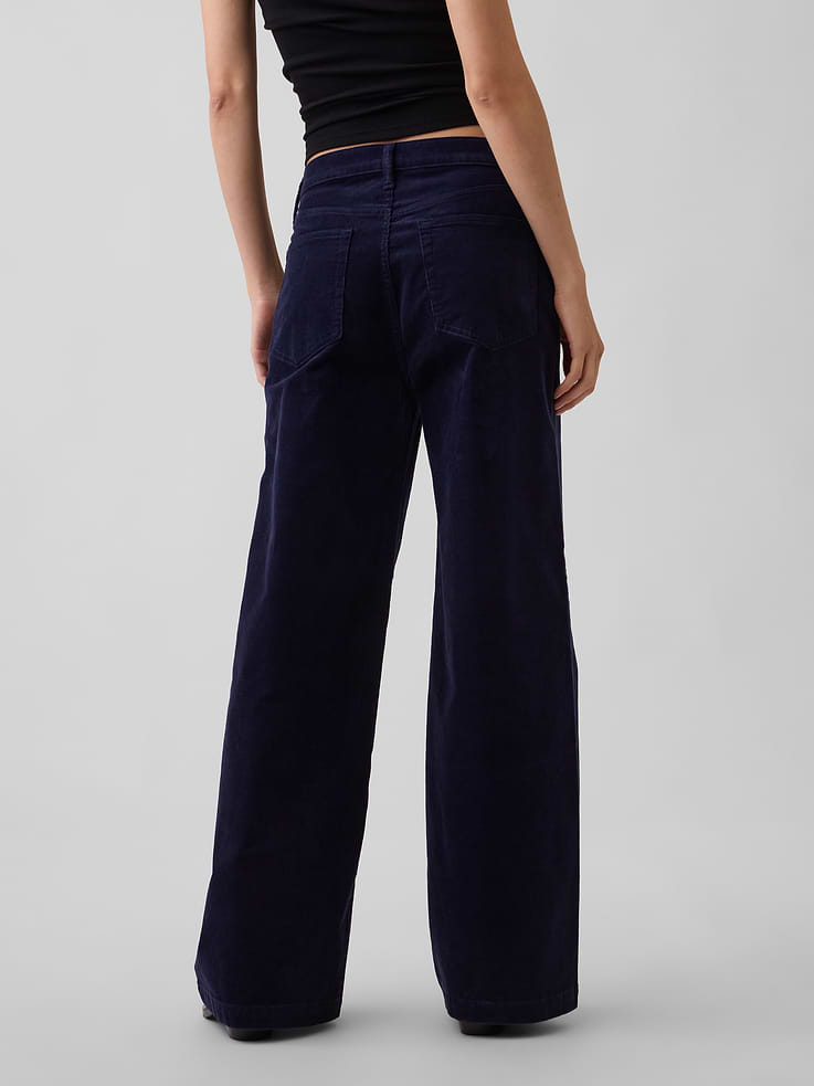 Image number 4 showing, High Rise Corduroy Stride Wide-Leg Pants