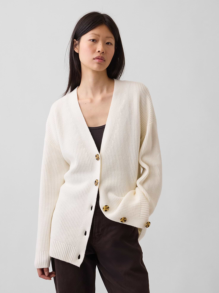 Image number 1 showing, CashSoft Oversized Cardigan Sweater