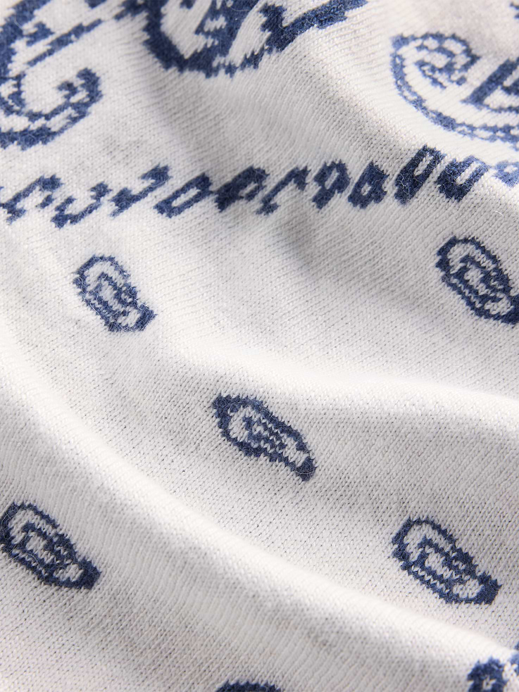 Image number 3 showing, Paisley Triangle Scarf