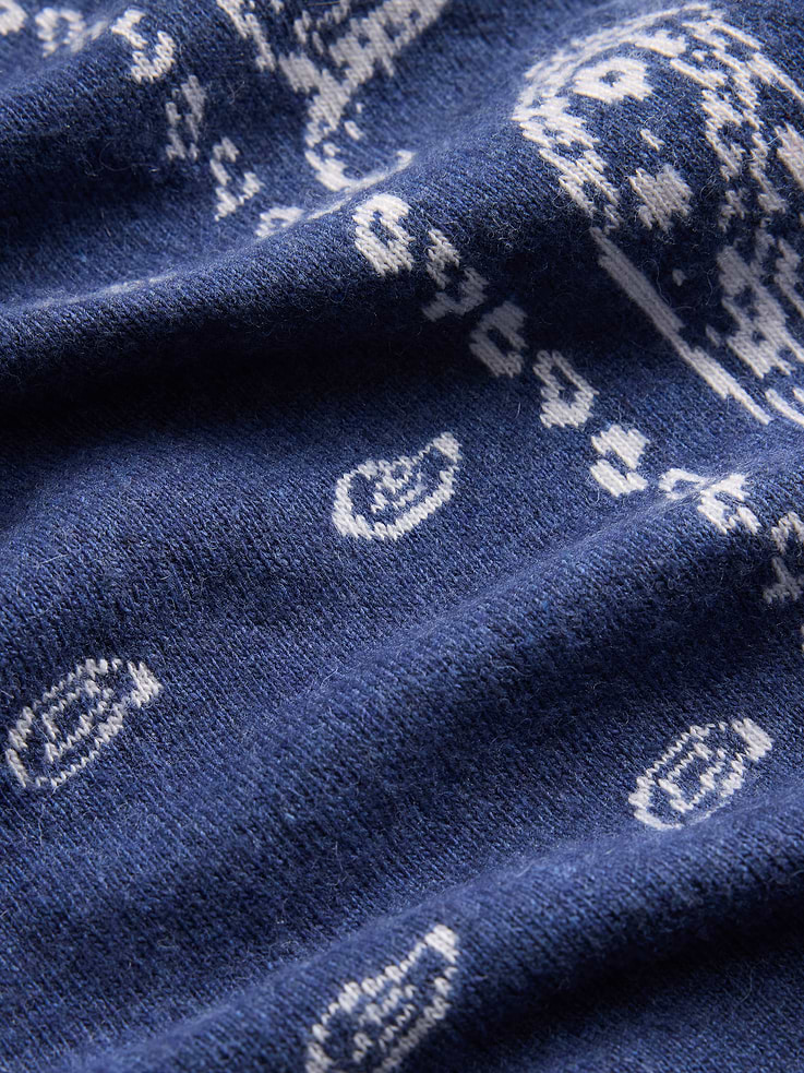 Image number 4 showing, Paisley Triangle Scarf