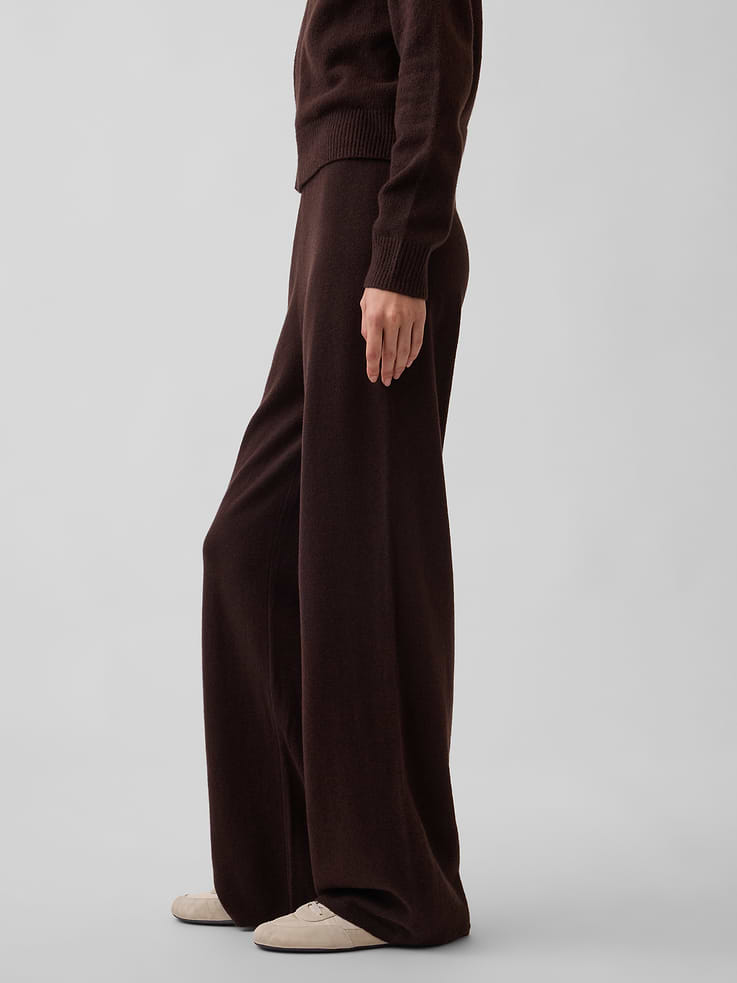 Image 3 de 6, Pantalon ample Effet cachemire