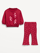 Image 2 of 2, Graphic Sweatshirt and Legging Set for Baby
