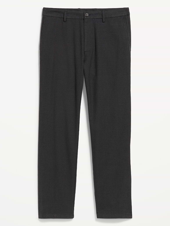 90s Straight-Fit Textured Twill Pants