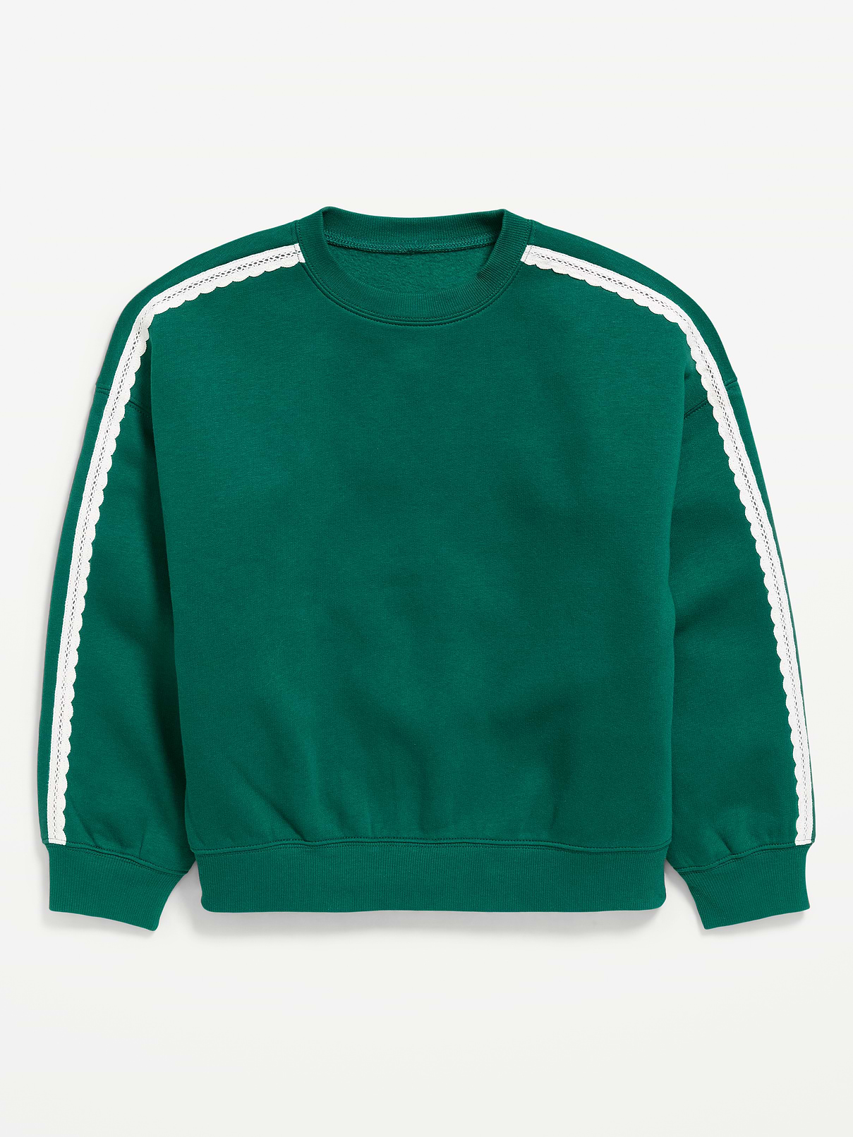 Image 2 of 3, Oversized Long-Sleeve Tunic Sweatshirt for Girls
