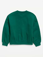 Image 3 of 3, Oversized Long-Sleeve Tunic Sweatshirt for Girls