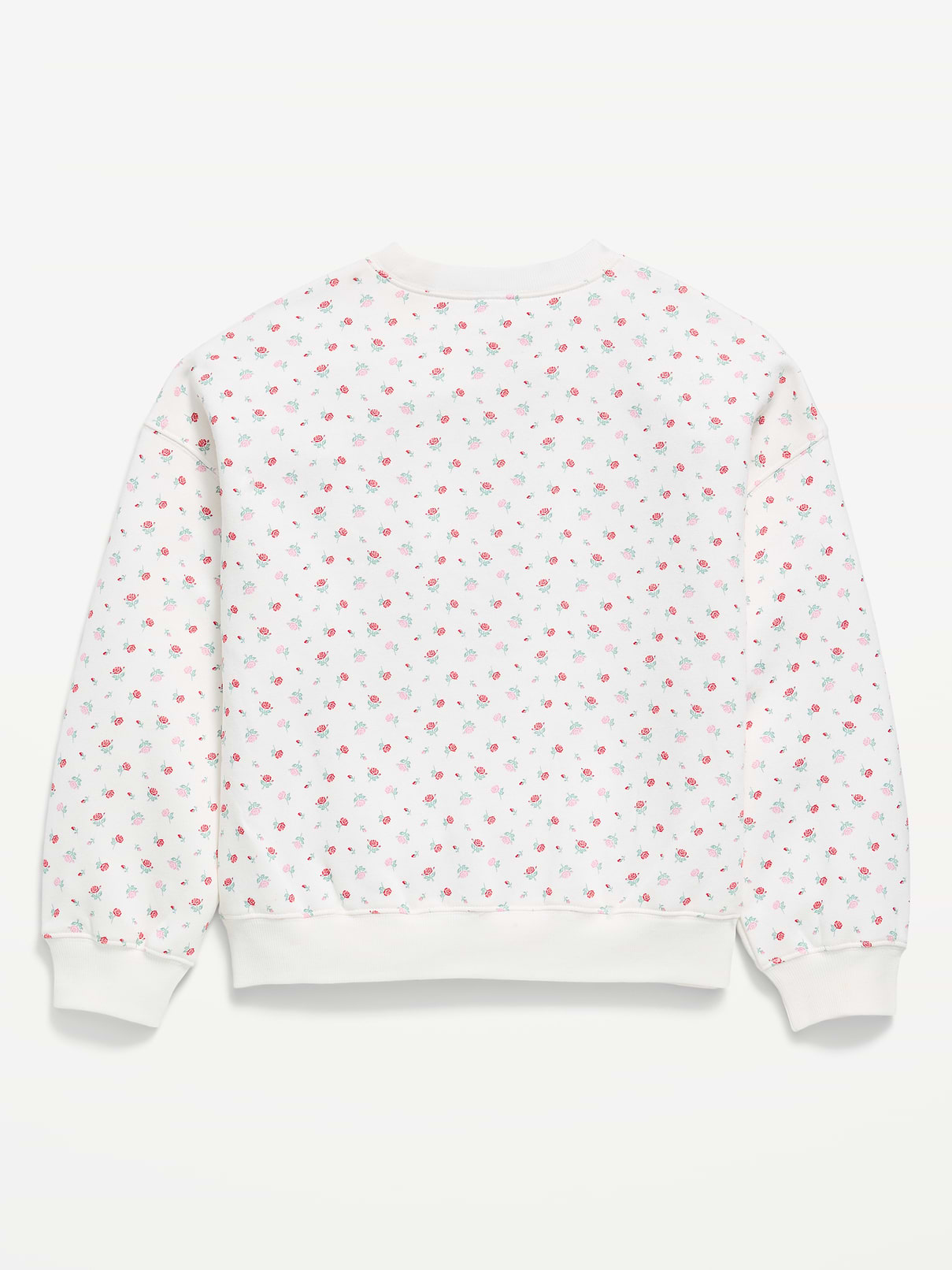 Image 4 of 4, Oversized Long-Sleeve Tunic Sweatshirt for Girls