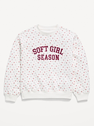 Image 3 of 4, Oversized Long-Sleeve Tunic Sweatshirt for Girls