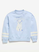 Image 3 of 4, Oversized Long-Sleeve Tunic Sweatshirt for Girls