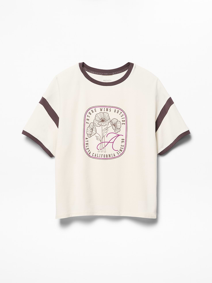 Image number 4 showing, Athleta Girl Right Moves Slouchy Tee