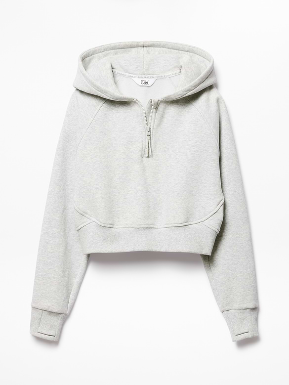 Athleta Girl All Day Half Zip Hoodie