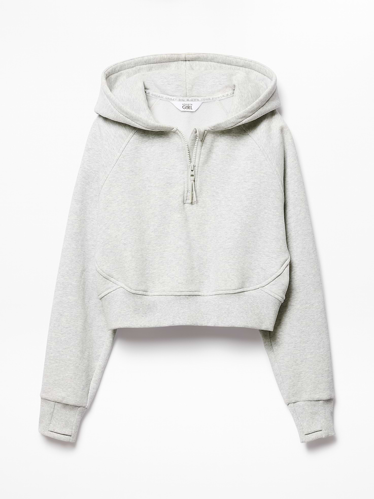 Image number 4 showing, Athleta Girl All Day Half Zip Hoodie