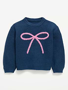 Image 2 of 3, SoSoft Graphic Sweater for Toddler Girls