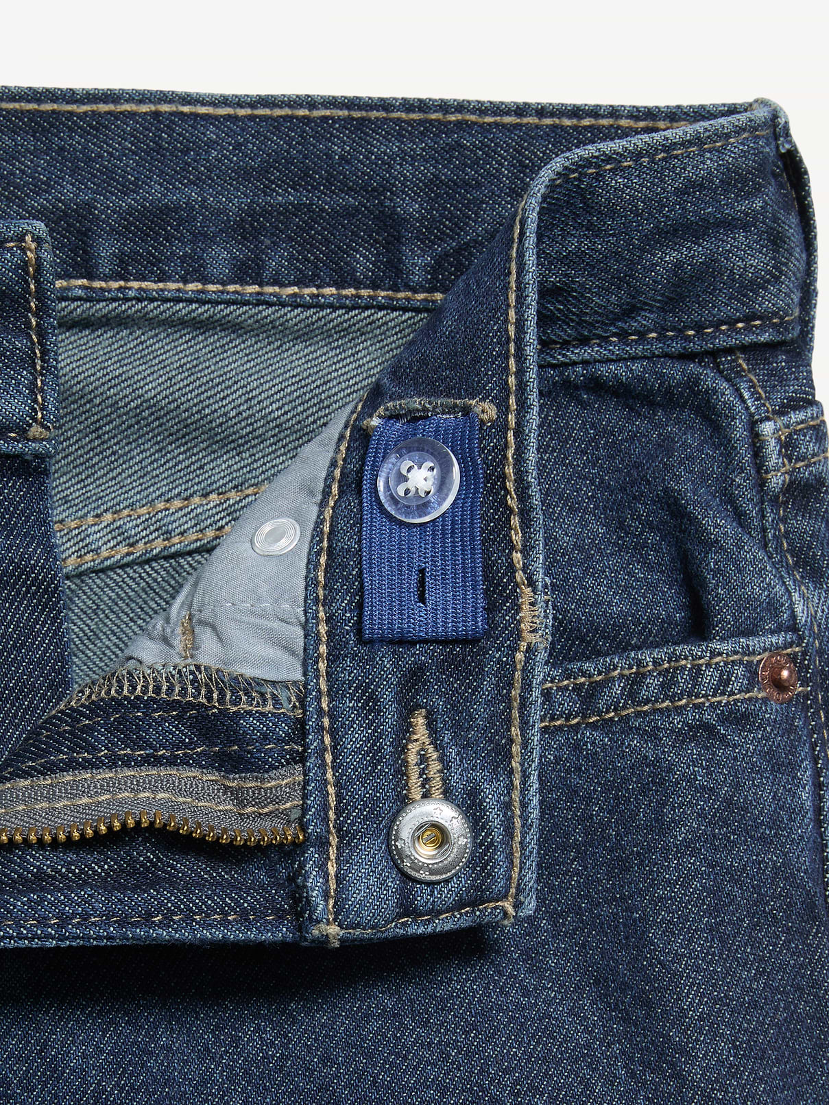 Image 5 of 5, Baggy Non-Stretch Jeans for Boys