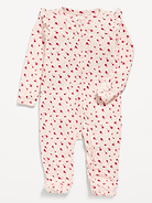 Image 2 of 4, Ruffle-Trim 2-Way-Zip Sleep & Play Footed One-Piece for Baby