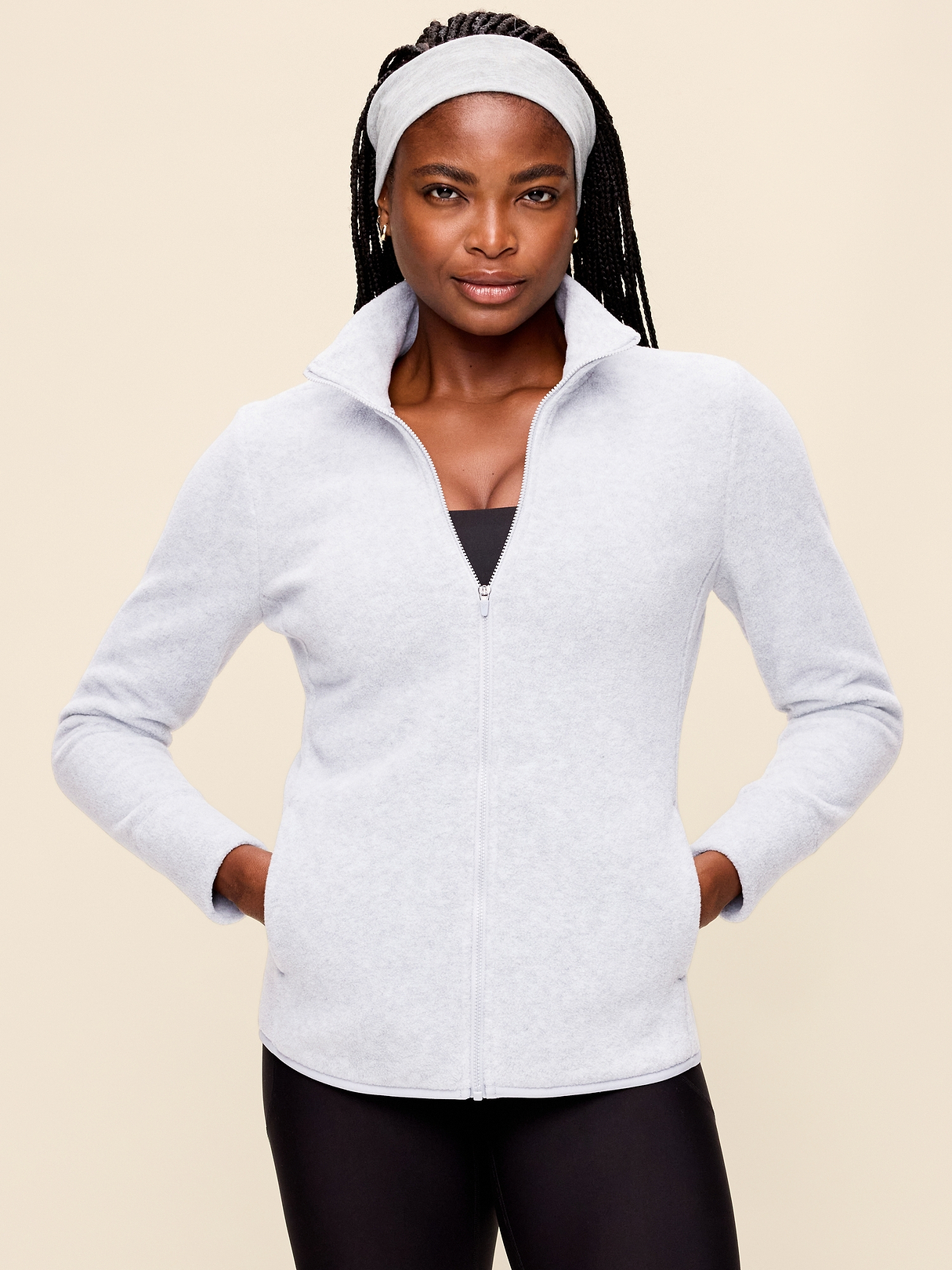 Fitted Performance Fleece Full Zip Jacket | Old Navy