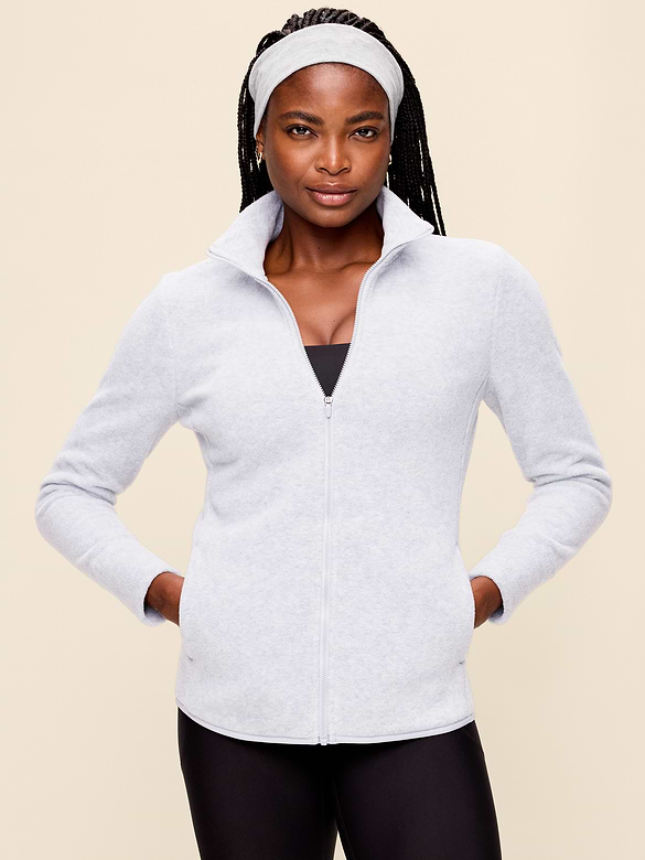 Fitted Performance Fleece Full Zip Jacket