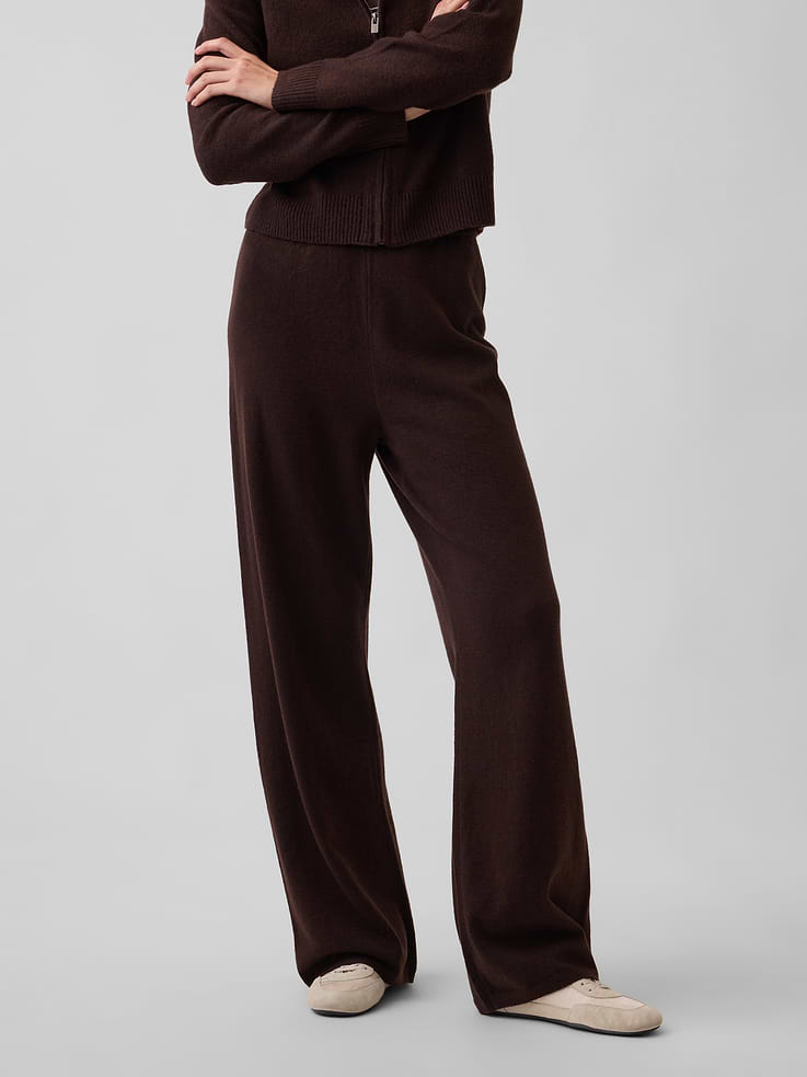 Image 2 de 6, Pantalon ample Effet cachemire