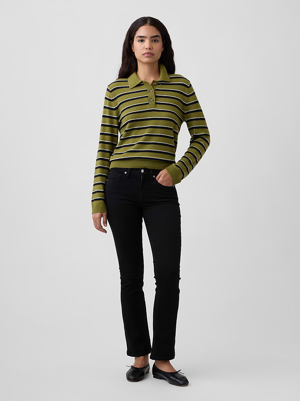 CashSoft Relaxed Polo Sweater