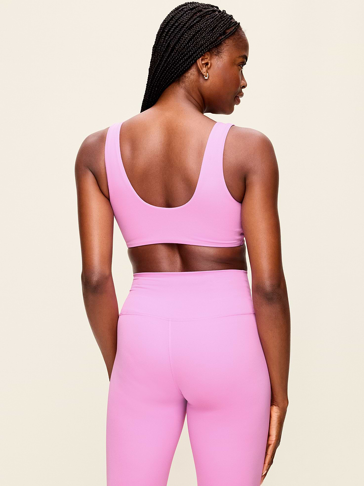 Image 2 of 9, Light Support StudioSmooth Twist-Front Sports Bra