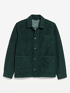 Image 1 of 1, spread collar, long sleeves, full-button front, chest patch pocket, front patch pockets, Product #907461