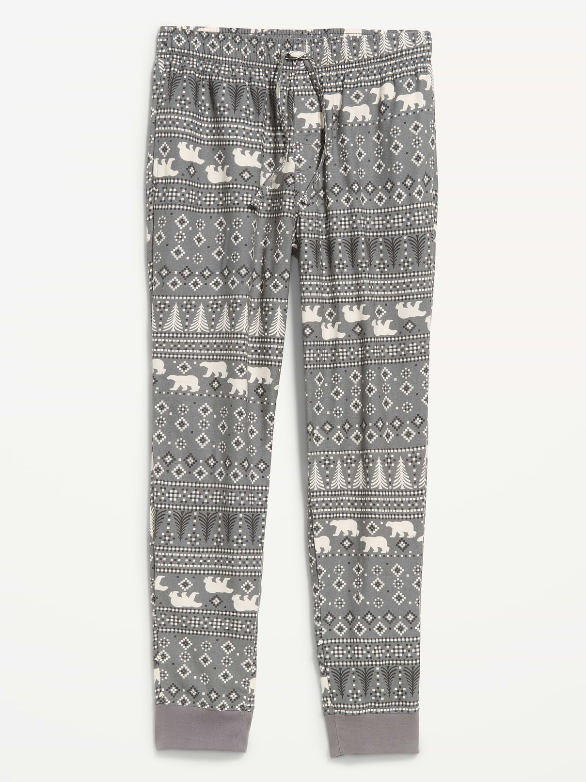 Image 3 of 3, Flannel Pajama Joggers for Men