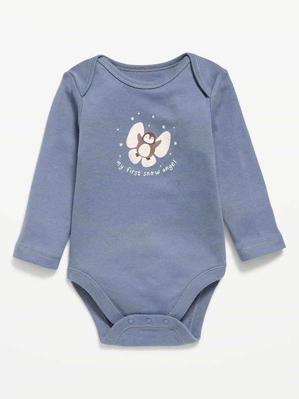 Long-Sleeve Graphic Bodysuit for Baby