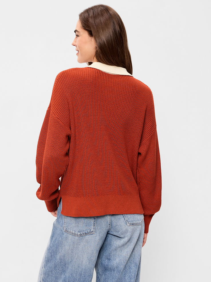 Image number 2 showing, Shaker Polo Sweater