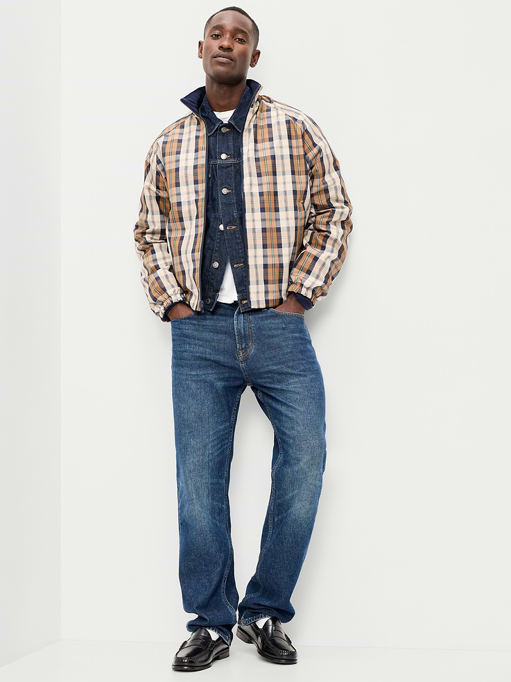 Image number 3 showing, Water-Resistant Reversible Windbreaker Jacket