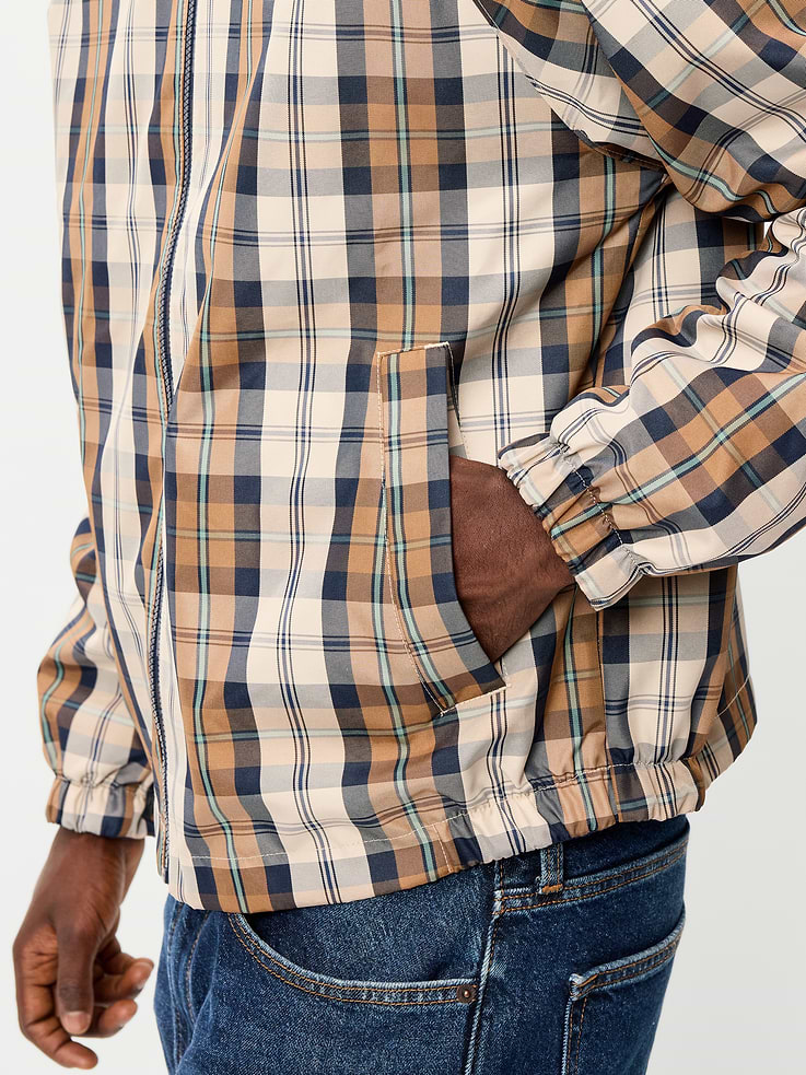 Image number 6 showing, Water-Resistant Reversible Windbreaker Jacket